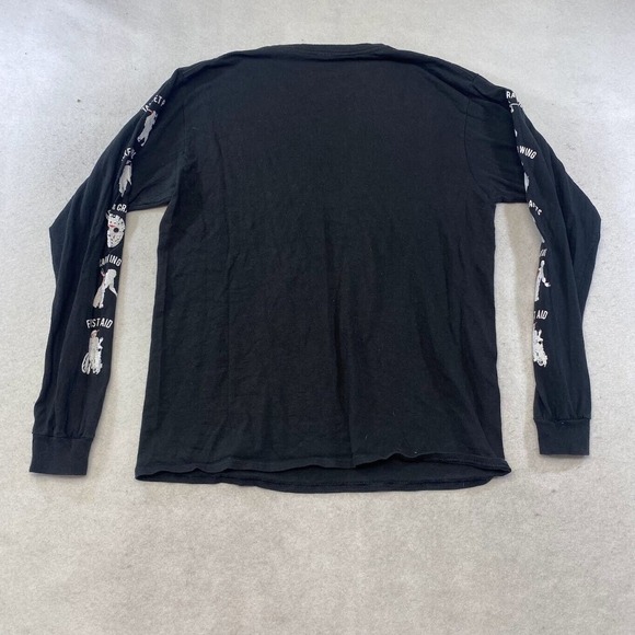 Camp Crystal Lake Jason Vorhees Tee Thrifted Vintage Style Size M - Picture 8 of 10